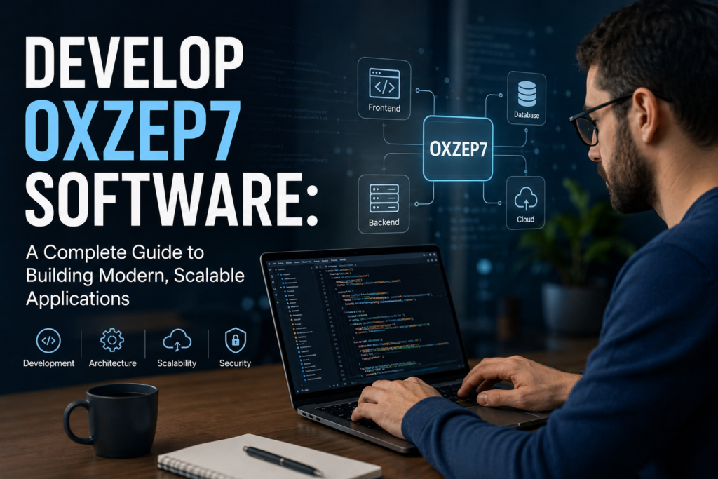 Develop Oxzep7 Software: A Complete Guide to Building Modern, Scalable Applications develop oxzep7 software